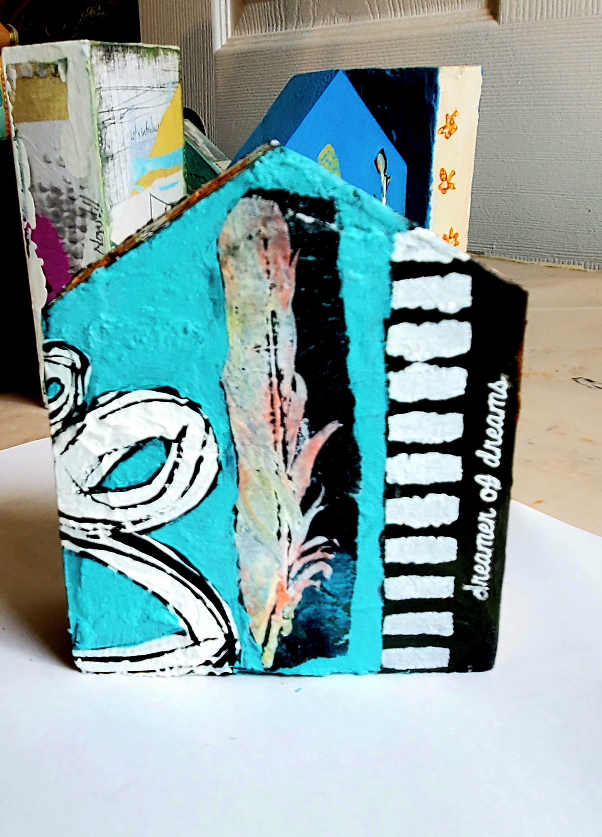 Mixed Media Class September 5 Persimmon Art Gallery LLC